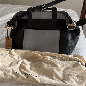 Cole Haan Black and Gray Satchel